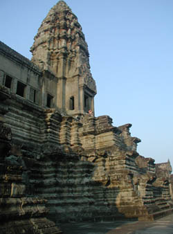 Angkor Wat - a sole visitor